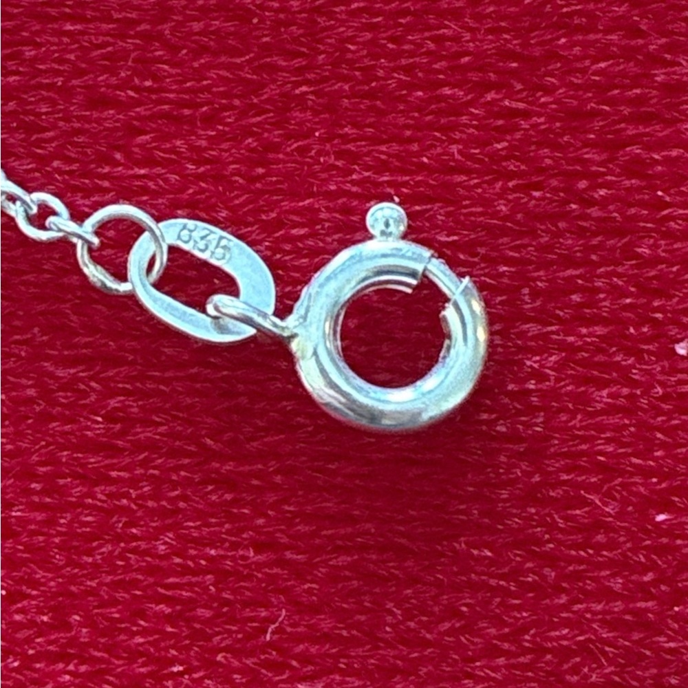 Vintage 835 Silver Norwegian Solje Filagree Pendant Necklace - Picture 3 of 3